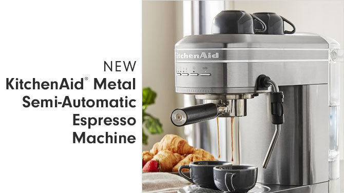 NEW KitchenAid® Metal Semi-Automatic Espresso Machine