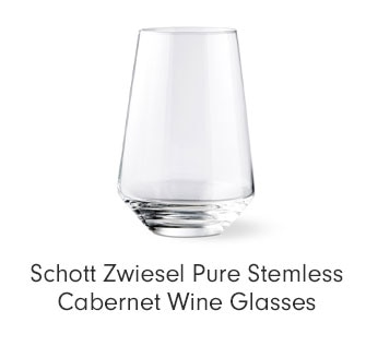 Schott Zwiesel Pure Stemless Cabernet Wine Glasses