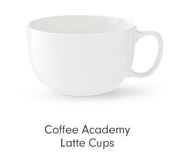 Coffee Academy Latte Cups