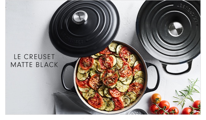 LE CREUSET MATTE BLACK