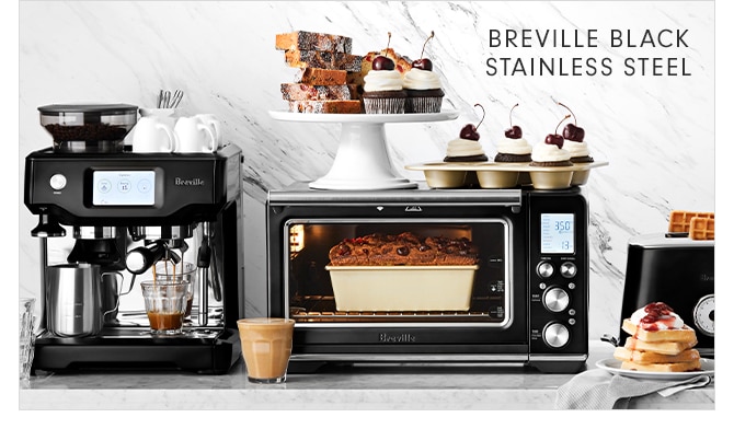 BREVILLE BLACK STAINLESS STEEL