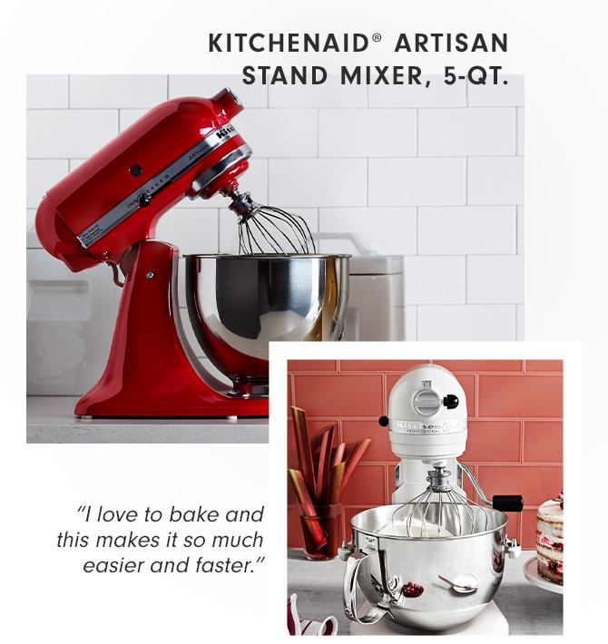 KITCHENAID® ARTISAN STAND MIXER, 5-QT.