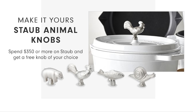 STAUB ANIMAL KNOBS