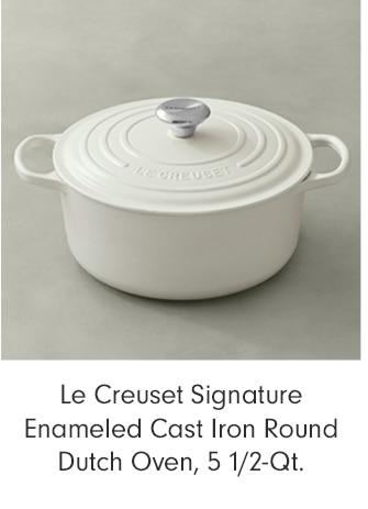 Le Creuset Signature Enameled Cast Iron Round Dutch Oven, 5 1/2-Qt.