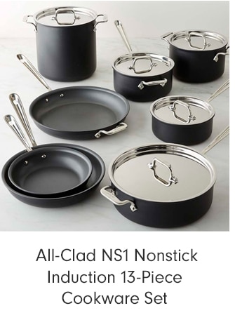  All-Clad NS1 Nonstick Induction 13-Piece Cookware Set