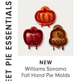 NEW - Williams Sonoma Fall Hand Pie Molds