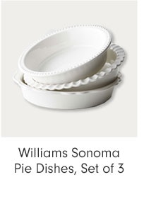 Williams Sonoma Pie Dishes, Set of 3