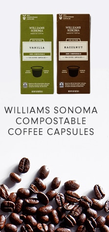 WILLIAMS SONOMA COMPOSTABLE COFFEE CAPSULES