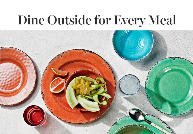 Dine Outside for Every Meal