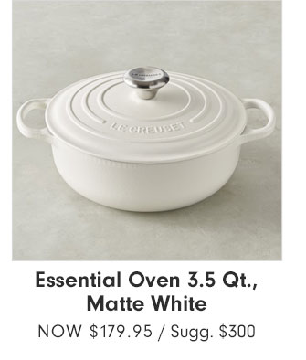 Essential Oven 3.5 Qt., Matte White - Now $179.95