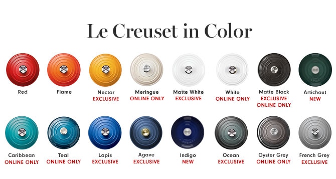 Le Creuset in Color