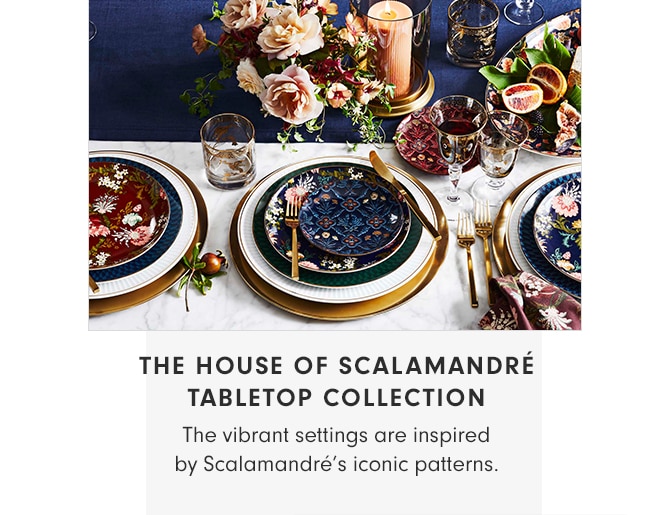 THE HOUSE OF SCALAMANDRÉ TABLETOP COLLECTION