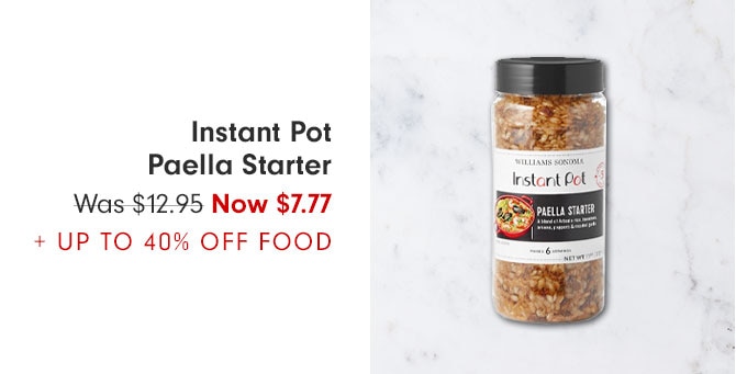 Instant Pot Paella Starter - Was $12.95 Now $7.77 + UP TO 40% OFF FOOD