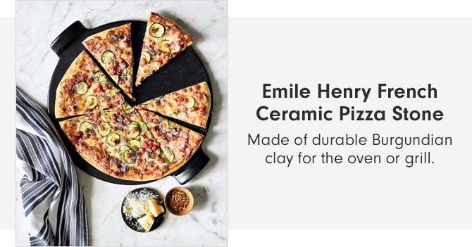 Emile Henry French Ceramic Pizza Stone