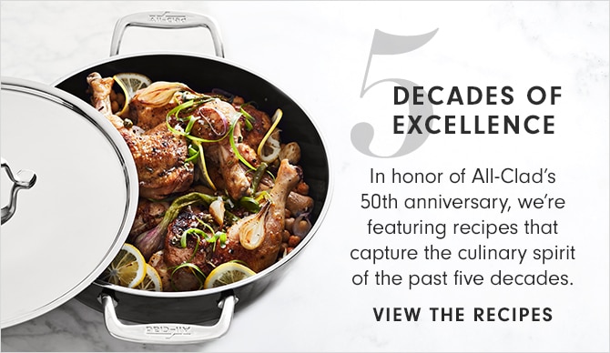 5 DECADES OF EXCELLENCE - VIEW THE RECIPES