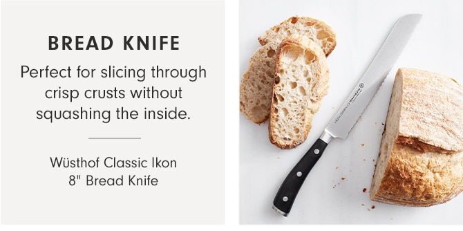 BREAD KNIFE - Wüsthof Classic Ikon 8” Bread Knife