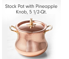 Stock Pot with Pineapple Knob, 5 1/2-Qt.