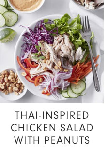 THAI-INSPIRED CHICKEN SALAD WITH PEANUTS