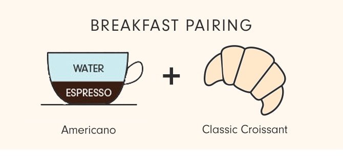 BREAKFAST PAIRING - Americano + Classic Croissant