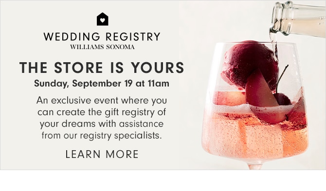 THE STORE IS YOURS - Sunday, September 19 at 11am - LEARN MORE