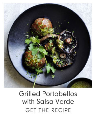 Grilled Portobellos with Salsa Verde - GET THE RECIPE