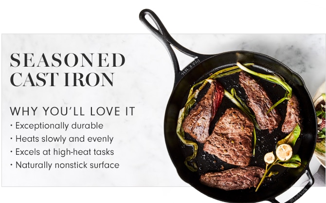 SEASONED CAST IRON