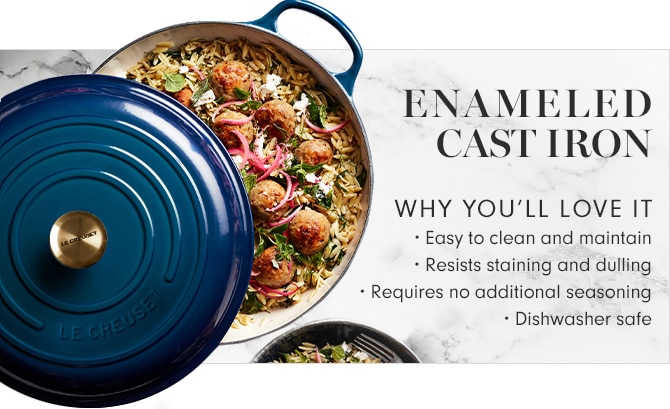 ENAMELED CAST IRON