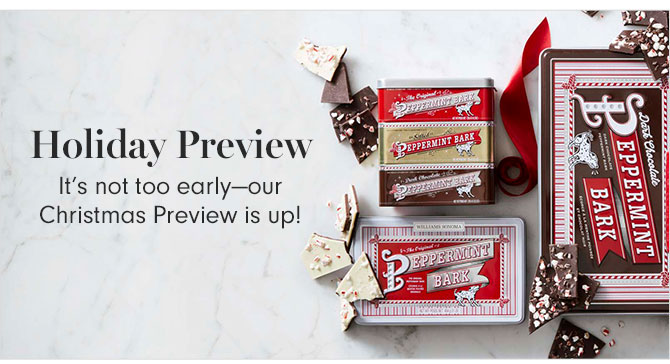 Holiday Preview - It’s not too early—our Christmas Preview is up!