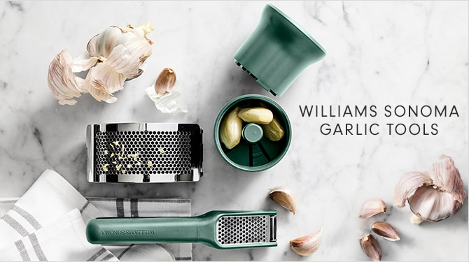 WILLIAMS SONOMA GARLIC TOOLS