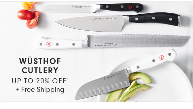 WÜSTHOF CUTLERY UP TO 20% OFF* + Free Shipping