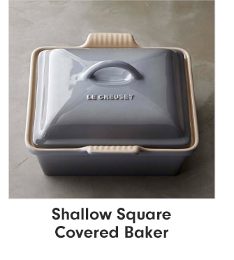 Shallow Square Covered Baker