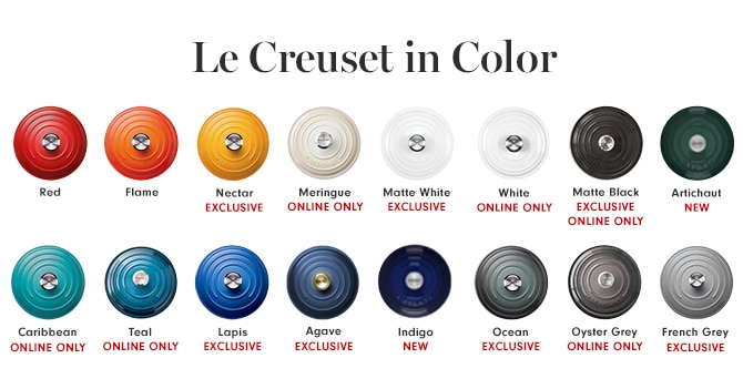 Le Creuset in Color