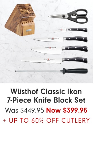 Wüsthof Classic Ikon 7-Piece Knife Block Set - Now $399.95 + Up to 60% Off Cutlery