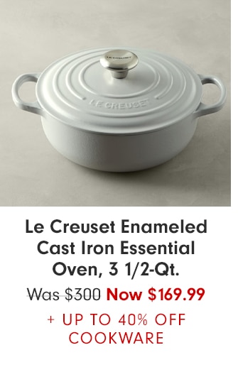 Le Creuset Enameled Cast Iron Essential Oven, 3 1/2-Qt. - Now $169.99 + Up to 40% off Cookware