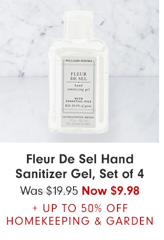 Fleur De Sel Hand Sanitizer Gel, Set of 4 - Now $9.98 + Up to 50% Off Homekeeping & Garden