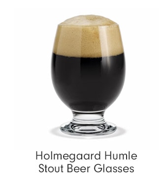 Holmegaard Humle Stout Beer Glasses