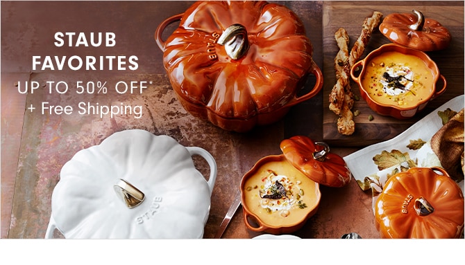 STAUB FAVORITES UP TO 50% OFF* + Free Shipping