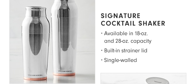 SIGNATURE COCKTAIL SHAKER