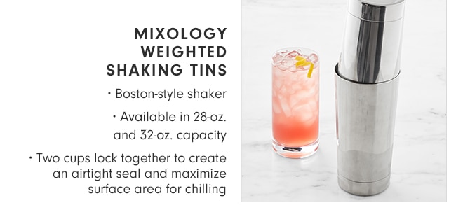 MIXOLOGY WEIGHTED SHAKING TINS