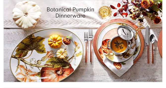 Botanical Pumpkin Dinnerware