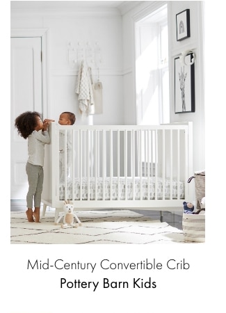 Mid-Century Convertible Crib - Pottery Barn Kids