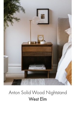 Anton Solid Wood Nightstand - West Elm