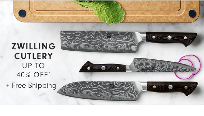 ZWILLING CUTLERY - UP TO 40% OFF* + Free Shipping