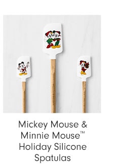 Mickey Mouse & Minnie Mouse™ Holiday Silicone Spatulas