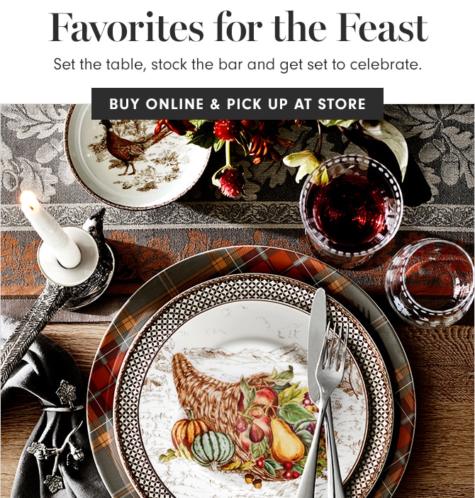 Favorites for the Feast - BUY ONLINE & PICK UP AT STORE