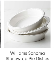 Williams Sonoma Stoneware Pie Dishes