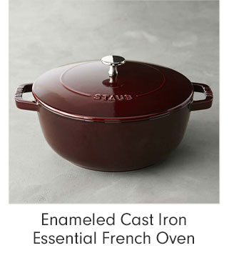 Enameled Cast Iron Essential French Oven