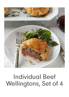 Individual Beef Wellingtons, Set of 4