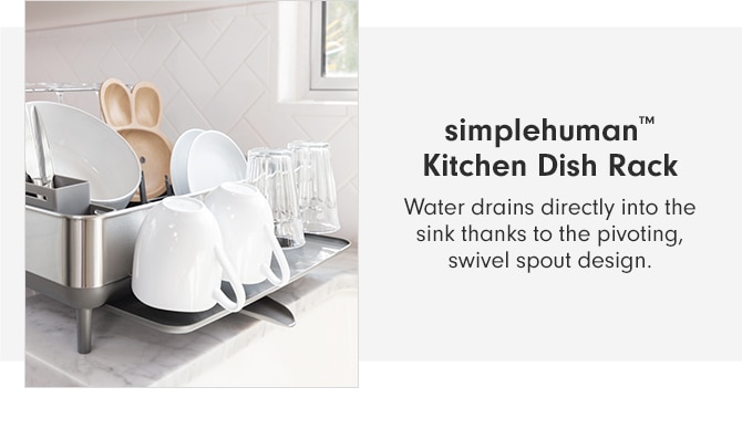 simplehuman™ Kitchen Dish Rack