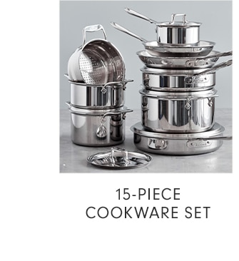 15-PIECE COOKWARE SET